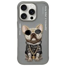 iPhone 16 Pro dėklas Nimmy Glasses Cool Dog – pilkas