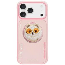 iPhone 17 Pro Max dėklas BMW M Tricolor Metal Logo MagSafe – juodas
