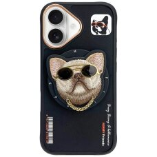 iPhone 16 Nimmy Glasses Cool dėklas su MagSafe – juodas