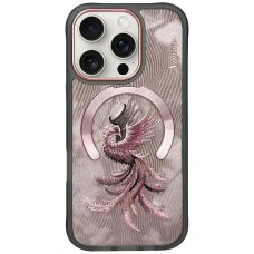 iPhone 16 Pro Nimmy Magnetic Fantasy Animal dėklas su MagSafe – rožinis auksas