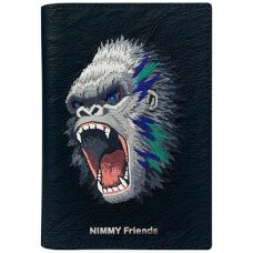 Nimmy Raptor Gorilla paso / piniginės dėklas – juodas