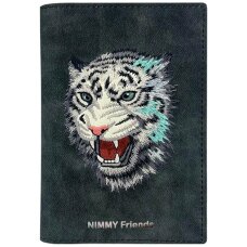 Nimmy Raptor Tiger paso / piniginės dėklas – tamsiai pilkas