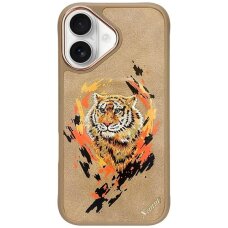 iPhone 16 Nimmy Tiger dėklas su MagSafe – rudas