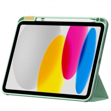 Dėklas Nillkin Bevel Leather iPad 10.9 2022 (10 gen.) Žalias 5