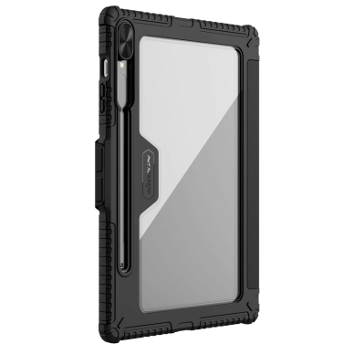 Nillkin Bumper Leather Case Pro Dėklas skirtas Samsung Galaxy Tab S9+ - Juodas Nillkin Bumper Leather Case Pro Dėklas skirtas Samsung Galaxy Tab S9+ - Juodas