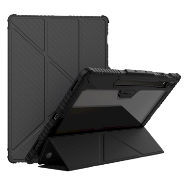 Nillkin Bumper Leather Case Pro Dėklas skirtas Samsung Galaxy Tab S9+ - Juodas 2 Nillkin Bumper Leather Case Pro Dėklas skirtas Samsung Galaxy Tab S9+ - Juodas 2