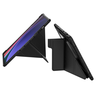 Nillkin Bumper Leather Case Pro Dėklas skirtas Samsung Galaxy Tab S9+ - Juodas 3 Nillkin Bumper Leather Case Pro Dėklas skirtas Samsung Galaxy Tab S9+ - Juodas 3