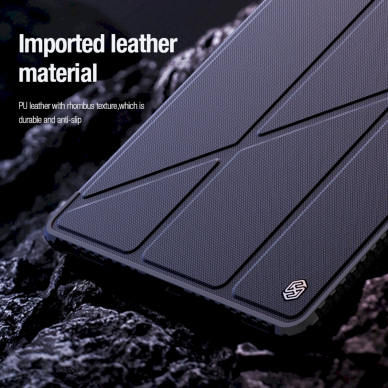 Nillkin Bumper Leather Case Pro Dėklas skirtas Samsung Galaxy Tab S9+ - Juodas 15 Nillkin Bumper Leather Case Pro Dėklas skirtas Samsung Galaxy Tab S9+ - Juodas 15