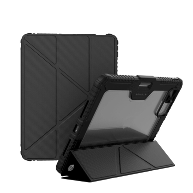 Nillkin Bumper Leather dėklas iPad Air 13" (2024) - Juodas 2 Nillkin Bumper Leather dėklas iPad Air 13" (2024) - Juodas 2