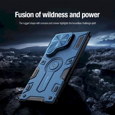 Dėklas Nillkin CamShield Armor Prop Case for Samsung Galaxy S24 Ultra - Juodas 15