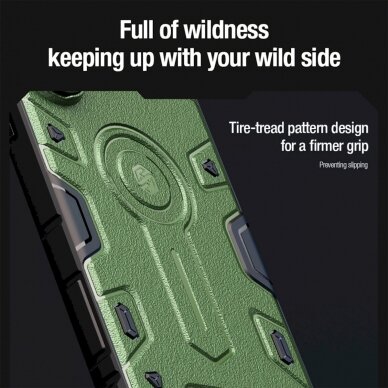 Dėklas Nillkin CamShield Armor Prop Case for Samsung Galaxy S24 Ultra - Juodas 16