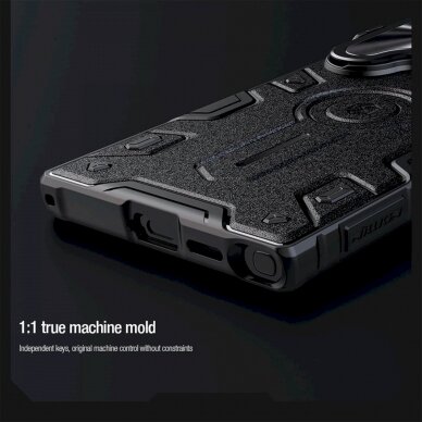 Dėklas Nillkin CamShield Armor Prop Case for Samsung Galaxy S24 Ultra - Juodas 18