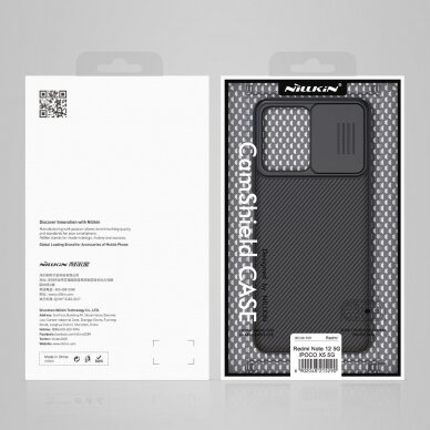 Dėklas Nillkin CamShield Xiaomi Redmi Note 12 5G / Poco X5 5G Juodas 4