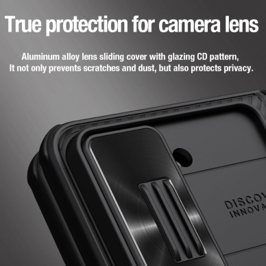 Nillkin CamShield Fold Dėklas skirtas Samsung Galaxy Z Fold 5 with additional stylus holder - juodas 9 Nillkin CamShield Fold Dėklas skirtas Samsung Galaxy Z Fold 5 with additional stylus holder - juodas 9