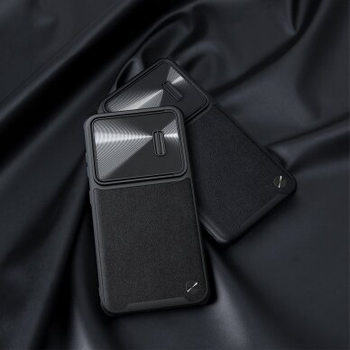 Dėklas Nillkin CamShield Leather S Samsung Galaxy S23 Juodas 14