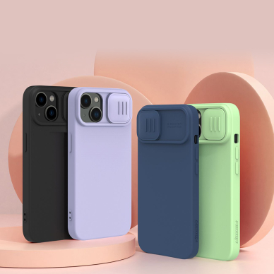 Dėklas Nillkin CamShield MagSafe with camera cover iPhone 14 Plus Juodas 16