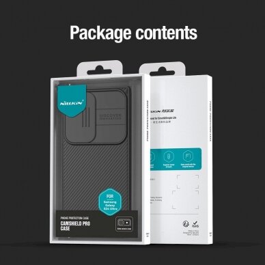 Dėklas Nillkin CamShield Pro armored case with camera protector for Samsung Galaxy S24 Ultra - Žalias 15