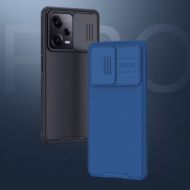 Dėklas Nillkin CamShield Pro Xiaomi Redmi Note 12 Pro / Poco X5 Pro 5G Juodas 7 Dėklas Nillkin CamShield Pro Xiaomi Redmi Note 12 Pro / Poco X5 Pro 5G Juodas 7