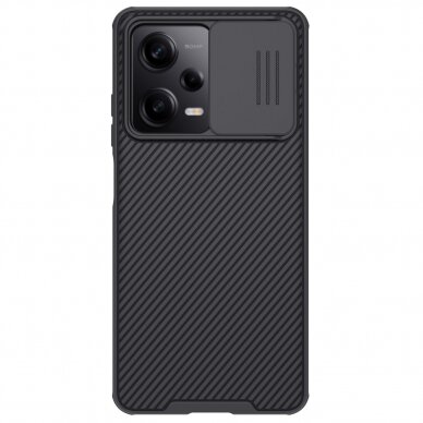 Dėklas Nillkin CamShield Pro Xiaomi Redmi Note 12 Pro / Poco X5 Pro 5G Juodas Dėklas Nillkin CamShield Pro Xiaomi Redmi Note 12 Pro / Poco X5 Pro 5G Juodas