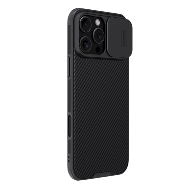 Nillkin CamShield Pro Dėklas iPhone 16 Pro Max with camera cover - Juodas 2 Nillkin CamShield Pro Dėklas iPhone 16 Pro Max with camera cover - Juodas 2