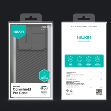 Nillkin CamShield Pro dėklas su kameros apsauga Samsung Galaxy S25 Ultra - juodas 11