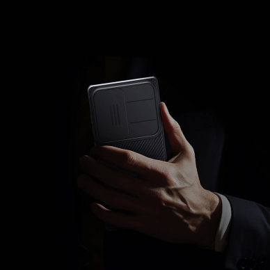 Nillkin CamShield Pro dėklas su kameros apsauga Samsung Galaxy S25 Ultra - juodas 8