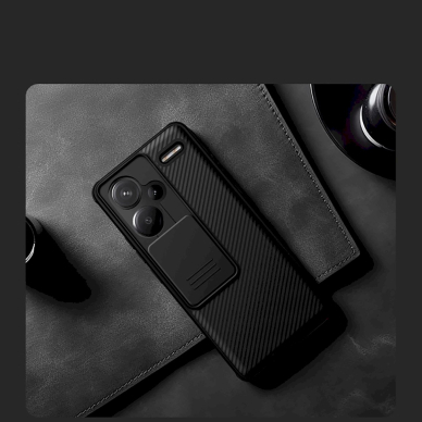 Nillkin CamShield Pro Dėklas Xiaomi Redmi Note 13 Pro+ 5G - Juodas 10