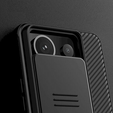 Nillkin CamShield Pro Dėklas skirtas Xiaomi Redmi Note 13 Pro 5G / Poco X6 5G - Juodas 5 Nillkin CamShield Pro Dėklas skirtas Xiaomi Redmi Note 13 Pro 5G / Poco X6 5G - Juodas 5