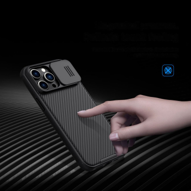 Dėklas Nillkin CamShield Pro Case (PC and TPU) iPhone 14 Pro Max Žalias 11 Dėklas Nillkin CamShield Pro Case (PC and TPU) iPhone 14 Pro Max Žalias 11