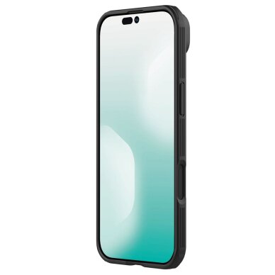 iPhone 17 Air dėklas Nillkin CamShield Pro Magnetic, MagSafe suderinamas – juodas 4