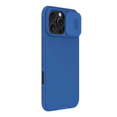 Nillkin CamShield Pro Magnetic Dėklas iPhone 16 - Mėlynas 2 Nillkin CamShield Pro Magnetic Dėklas iPhone 16 - Mėlynas 2