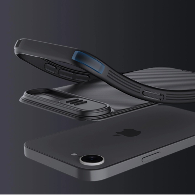 Nillkin CamShield Pro magnetinis dėklas iPhone 16E - juodas 9