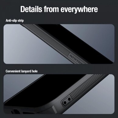 Dėklas Nillkin CamShield Prop Leather Magnetic Case for Xiaomi 14 Pro - Juodas 7