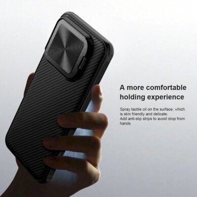 Dėklas Nillkin CamShield Prop Magnetic Case for Xiaomi 14 - Juodas 12