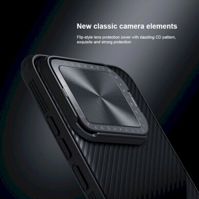 Dėklas Nillkin CamShield Prop Magnetic Case for Xiaomi 14 - Juodas 7