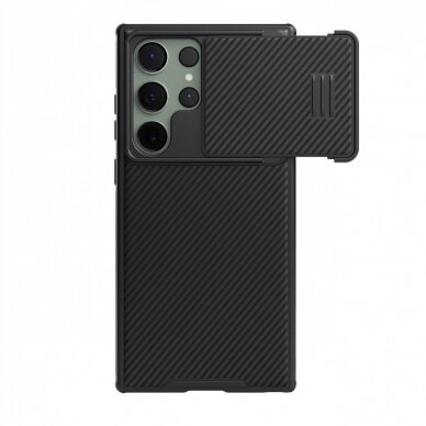 Dėklas Nillkin CamShield S Case Samsung Galaxy S23 Ultra Armored Cover Camera Protector Juodas 2