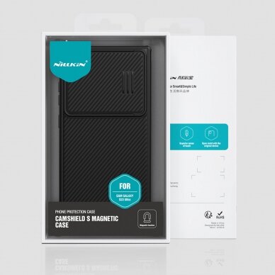 Dėklas Nillkin CamShield S Magnetic MagSafe Samsung Galaxy S23 Ultra Juodas 17