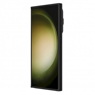 Dėklas Nillkin CamShield Silky Prop Silicone Case for Samsung Galaxy S24 Ultra - Juodas 4
