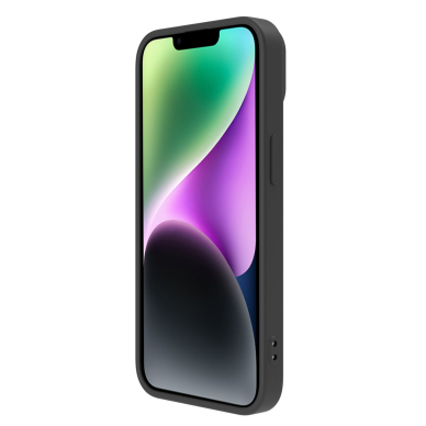 Dėklas Nillkin CamShield Silky silicone case iPhone 14 Juodas 5
