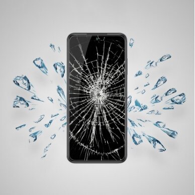 LCD apsauga Nillkin CP + PRO 9H Xiaomi Redmi 10 Juodais kraštais 10