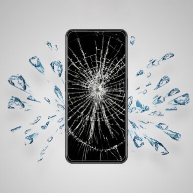 Ekrano apsauga Nillkin CP + PRO ultra-thin tempered glass OnePlus Ace Juoda 13