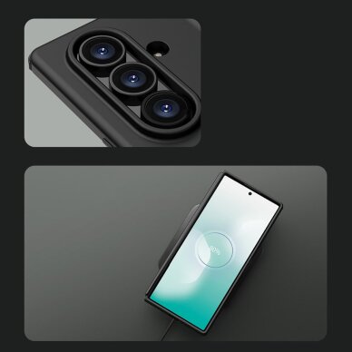 Samsung Galaxy Z Fold 7 Nillkin Flex Pure Fold dėklas su S Pen vieta – juodas 10