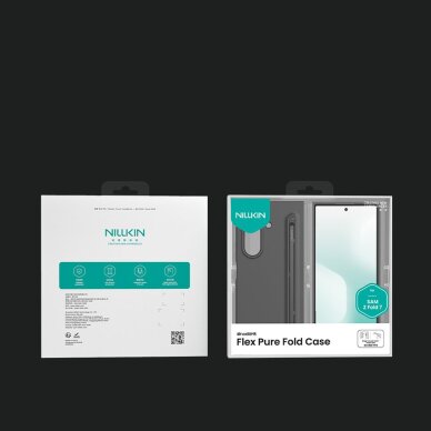 Samsung Galaxy Z Fold 7 Nillkin Flex Pure Fold dėklas su S Pen vieta – juodas 12 Samsung Galaxy Z Fold 7 Nillkin Flex Pure Fold dėklas su S Pen vieta – juodas 12