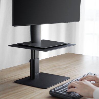 Nillkin HighDesk Reguliuojamas Monitoriaus Stovas Juodas 13