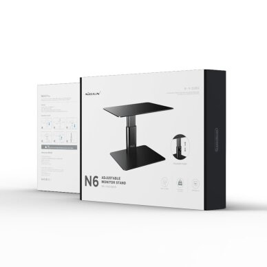 Nillkin HighDesk Reguliuojamas Monitoriaus Stovas Juodas 16