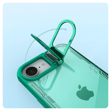 iPhone 16e Nillkin Iceblade Prop dėklas su stovu - žalias 11