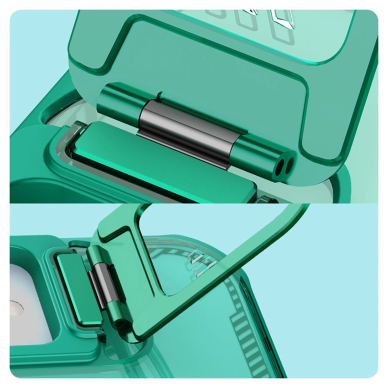 iPhone 16e Nillkin Iceblade Prop dėklas su stovu - žalias 6 iPhone 16e Nillkin Iceblade Prop dėklas su stovu - žalias 6