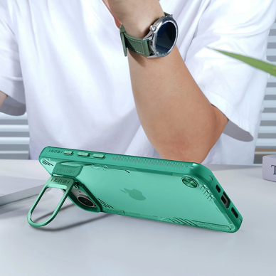iPhone 16e Nillkin Iceblade Prop dėklas su stovu - žalias 7
