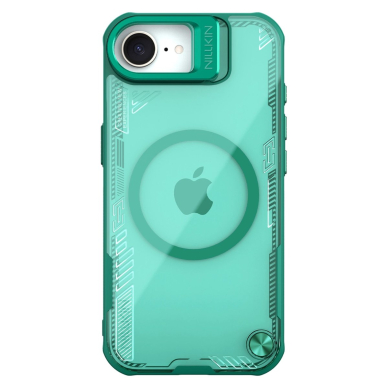 iPhone 16e Nillkin Iceblade Prop Magnetic dėklas su stovu - žalias 1