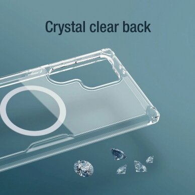 Dėklas Nillkin Nature Pro armored case with a magnetic ring for Samsung Galaxy S24 Ultra - Baltas 10 Dėklas Nillkin Nature Pro armored case with a magnetic ring for Samsung Galaxy S24 Ultra - Baltas 10